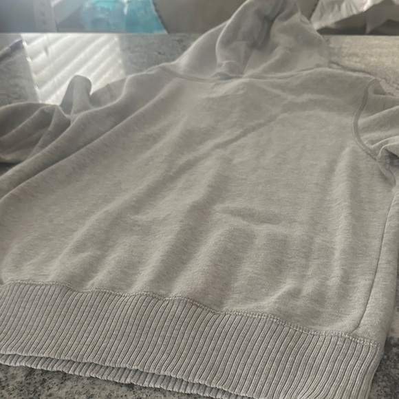 Y2K American Eagle Outfitters Light Gray Fleece - Picture 7 of 8